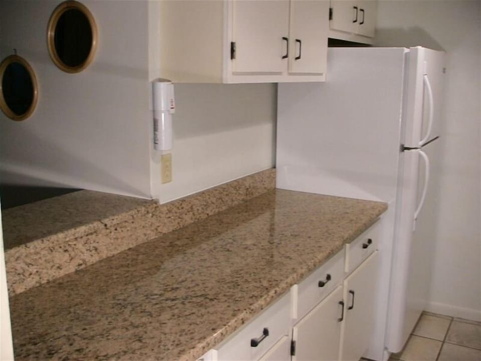 kitchen with pass thru and breakfast bar