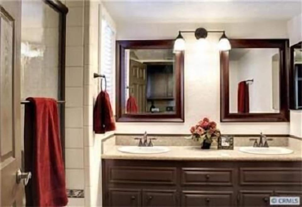 Master bath with jetted tub