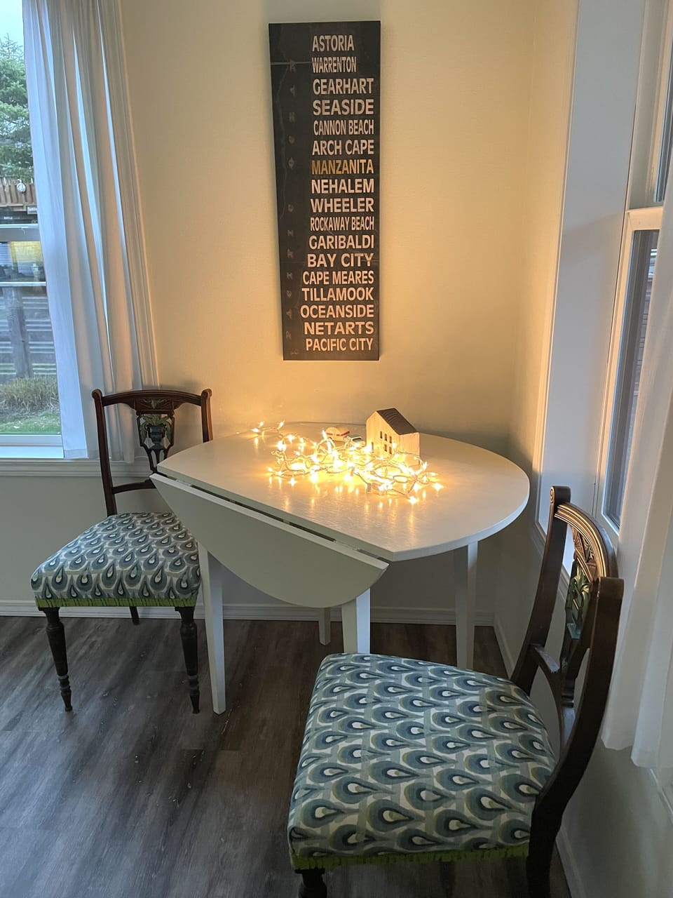 Perfect spot for eating or working