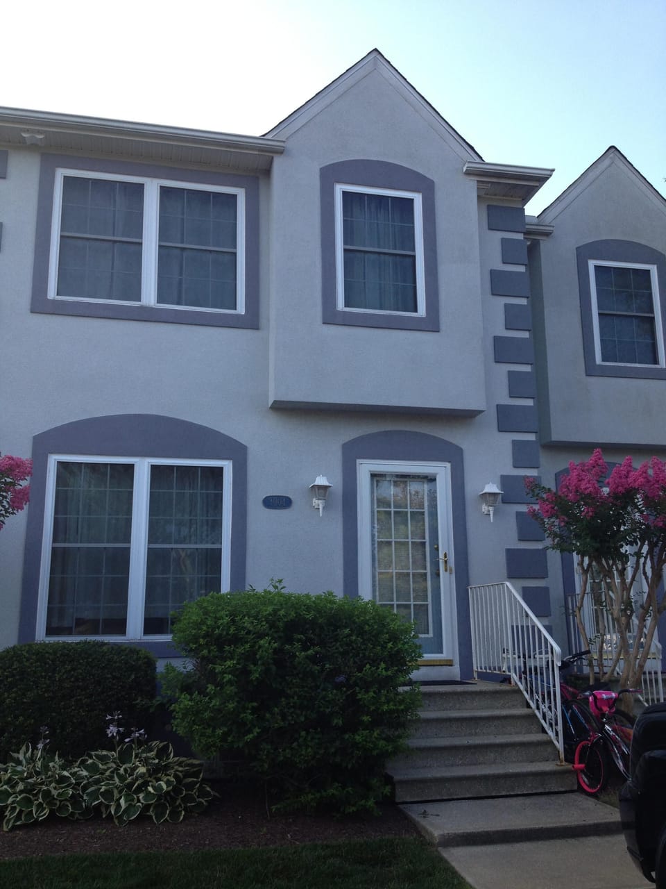 front of property 