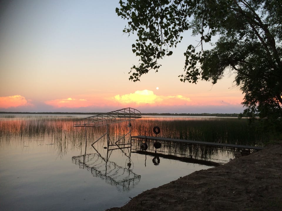 View of the lake shore