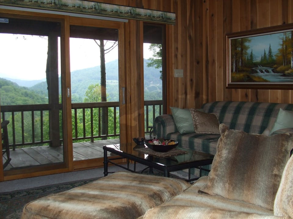 Family room with view