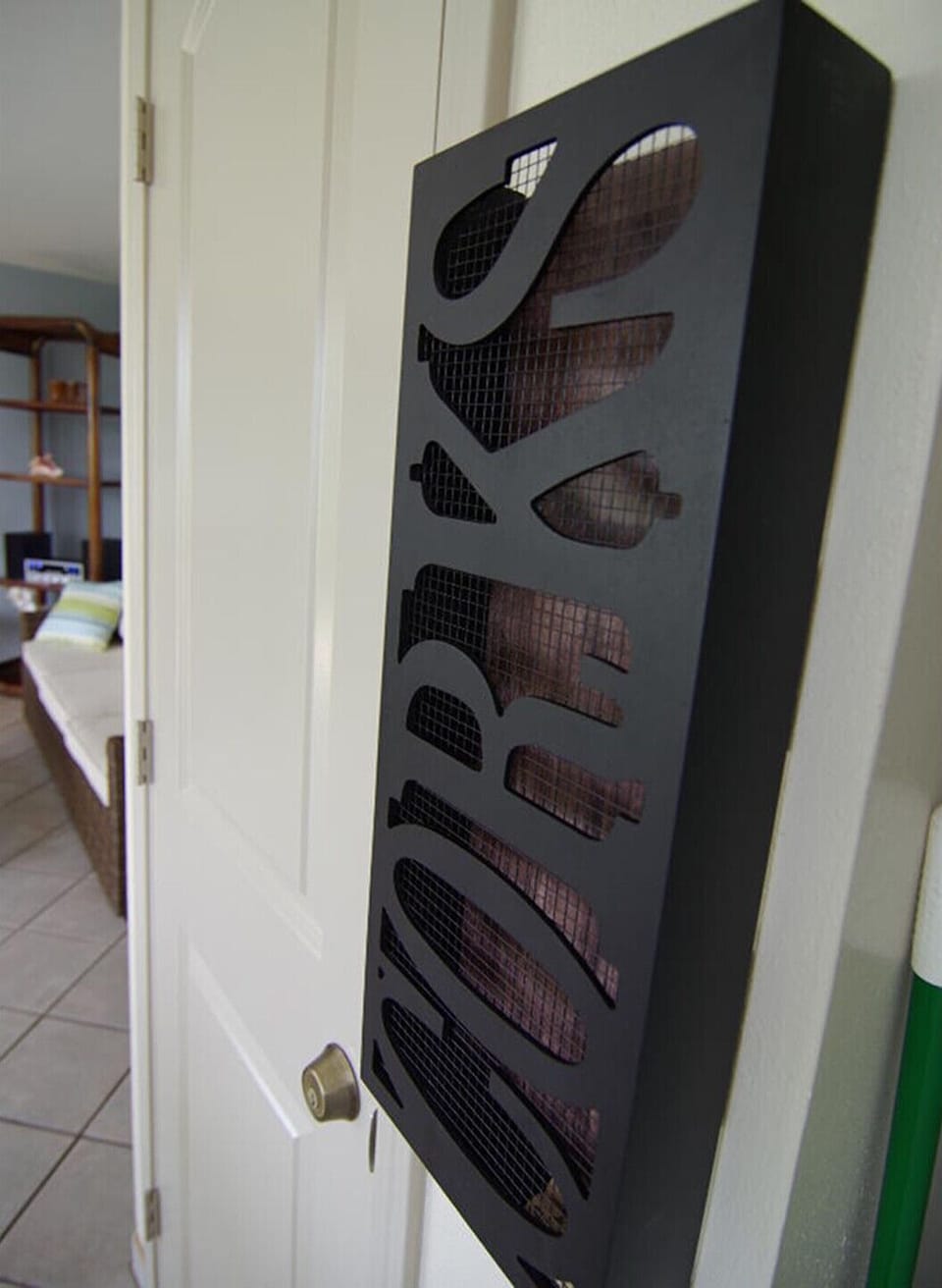 This Cork Box in the kitchen is our guest book. Instructions are in the condo.