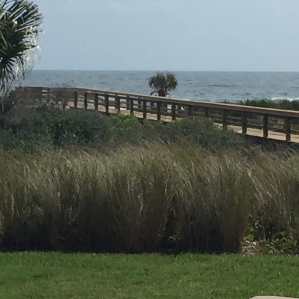 Walkway to the beach. 
