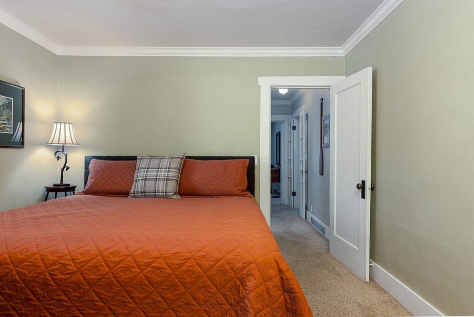 Main bedroom with king bed