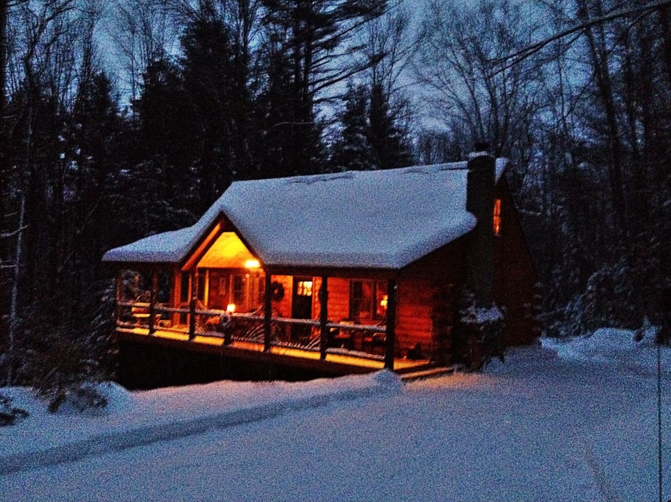 A cozy winter's night.