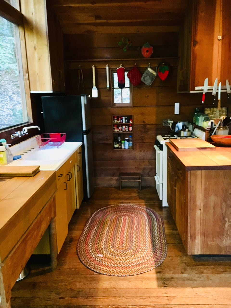 General cooking oils and spices available; be sure to bring any must have's.