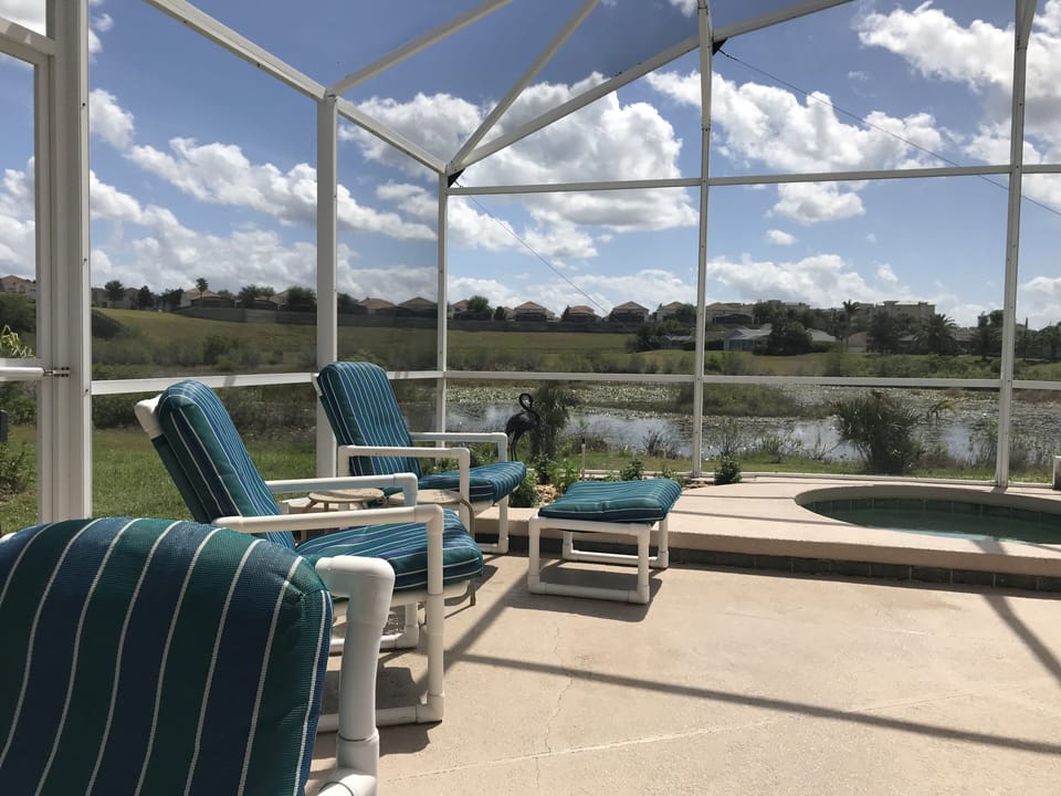 Sun all day  - poolside lounging