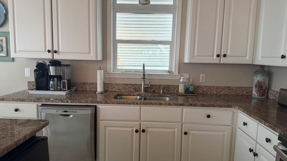 Regular coffee pot and a Keurig Pot