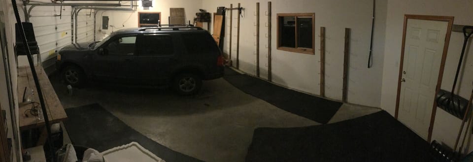 Huge garage sits between boot room & hot tub with keypad entry, ski storage.