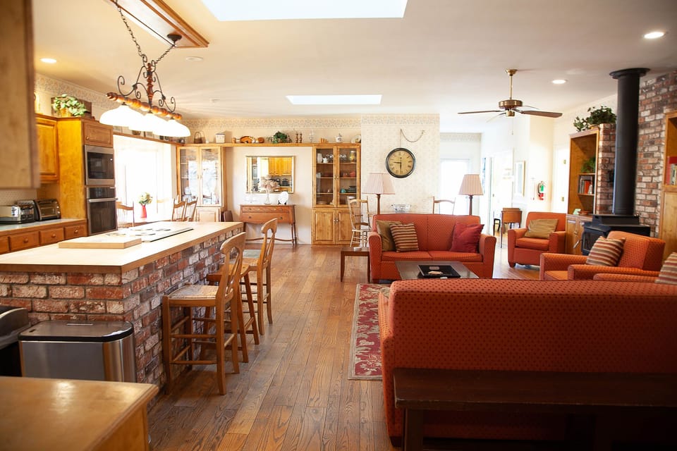 Great room and kitchen with large island. Spacious enough for your Entertaining/
