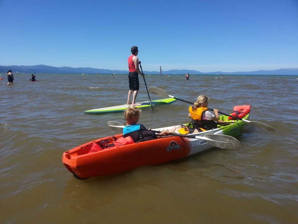 Rent Paddle Boards or Kayaks in summer.  Eat ice cream, relax at the beach.