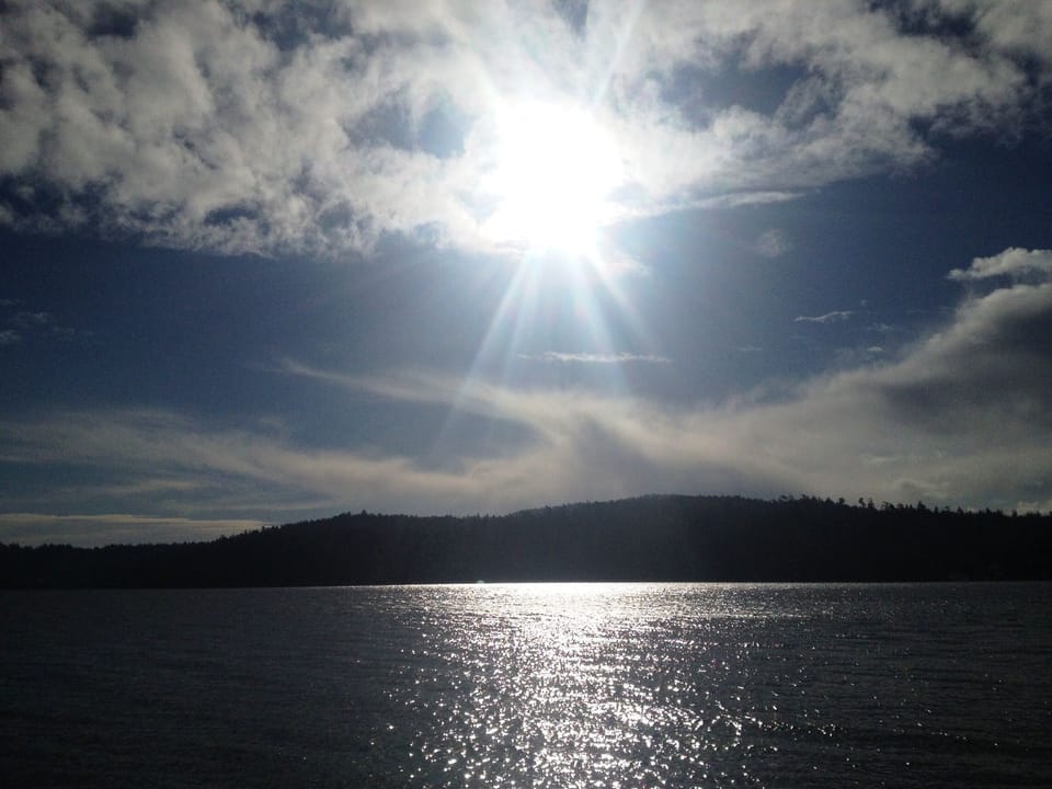 Spectacular View of Sooke Basin - from the edge of our deck.