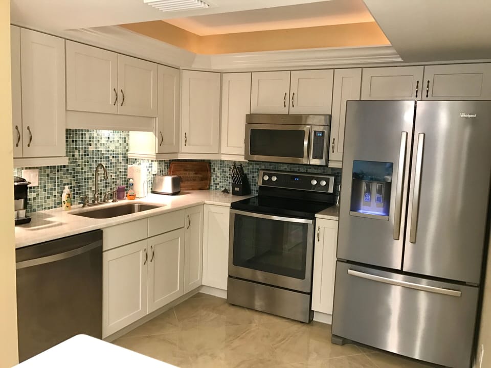 You will want to save money & cook in our beautiful & fully stocked kitchen.