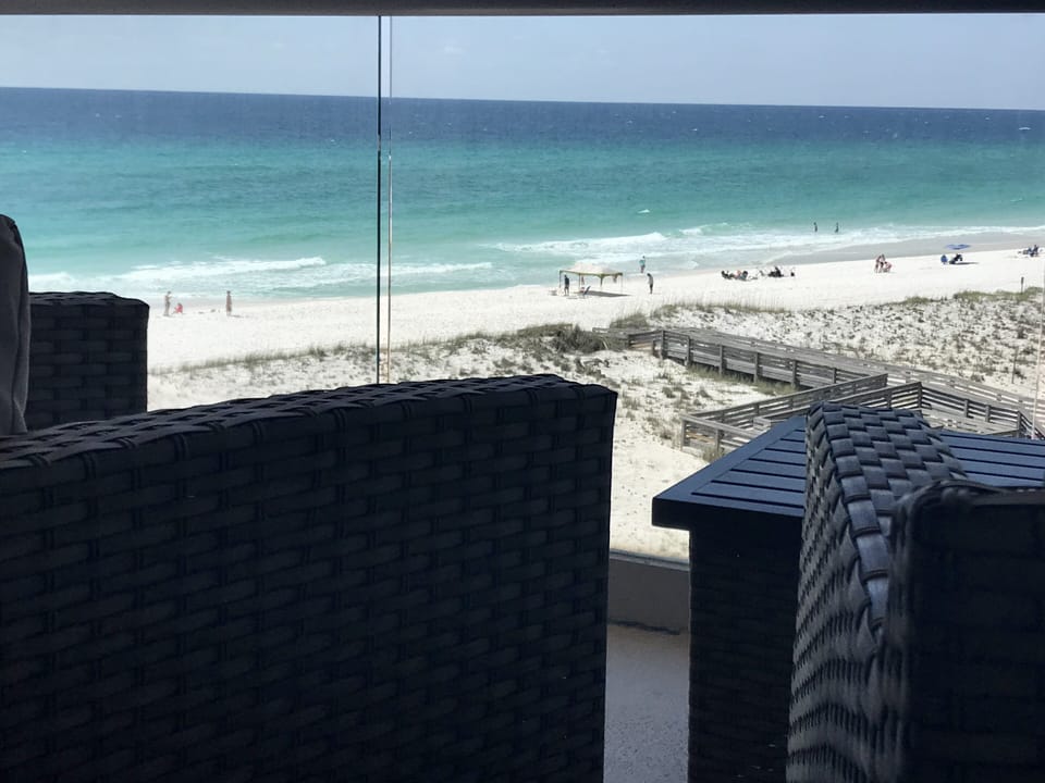 Our private balcony view 4/2021