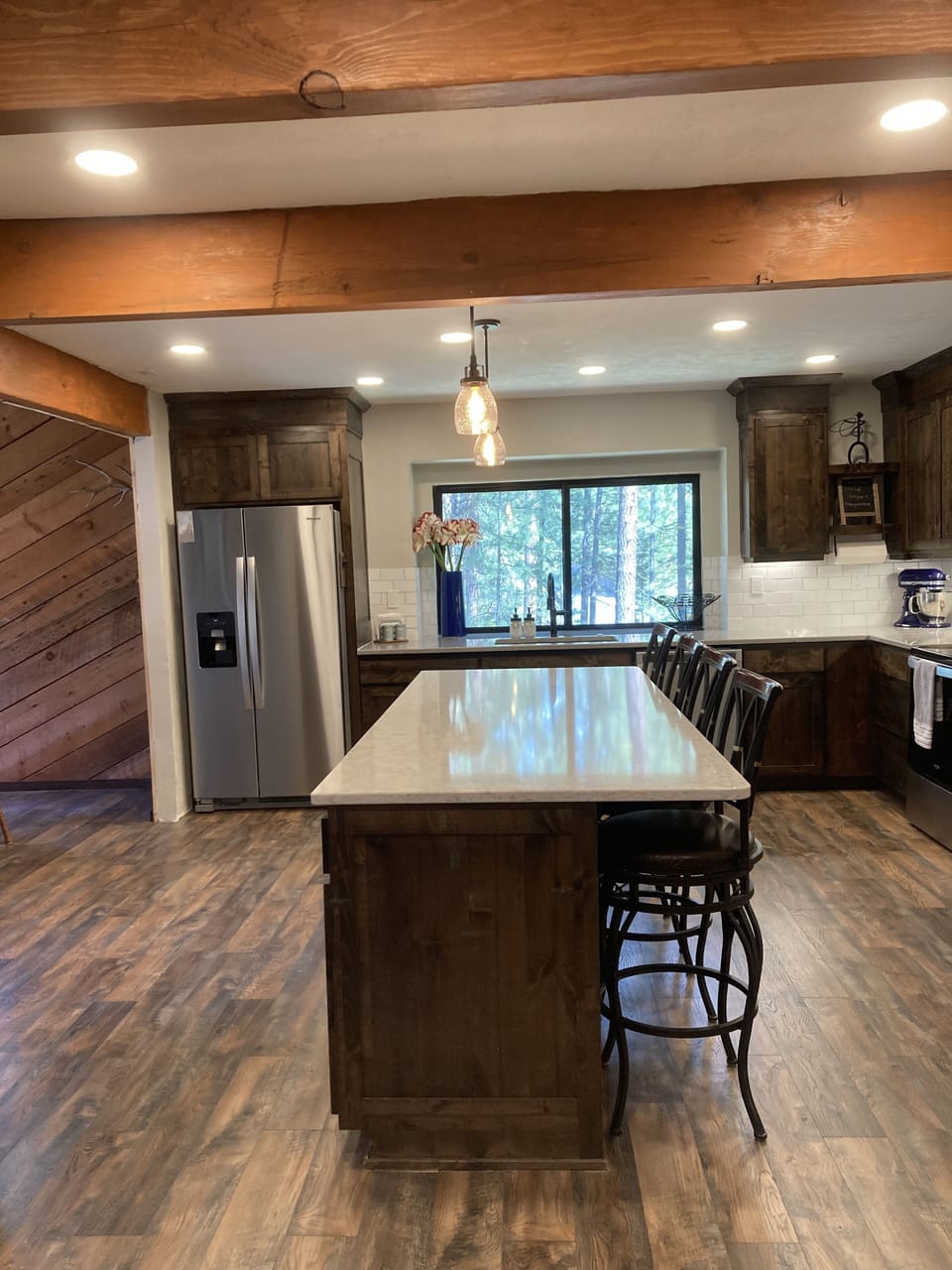 Newly remodeled kitchen
