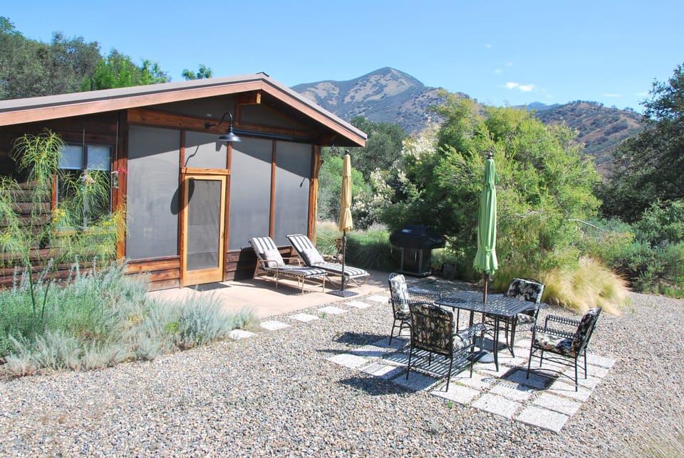 patio with BBQ