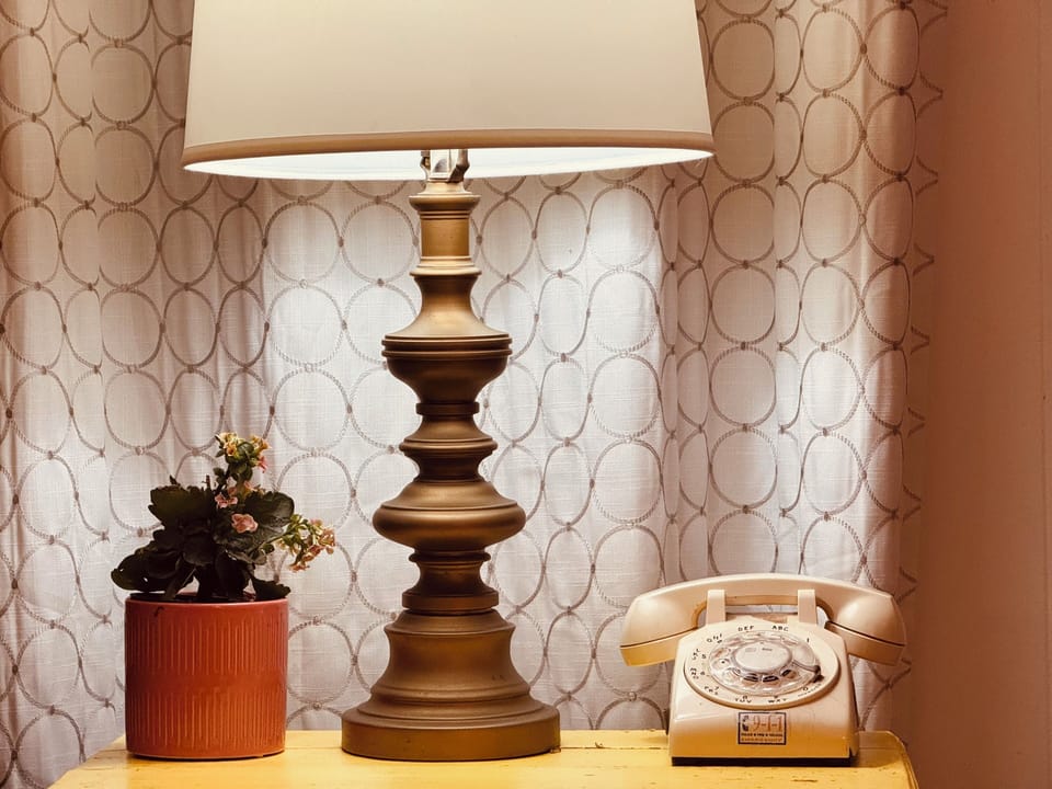 Living Room & The Original Cordless Phone!
