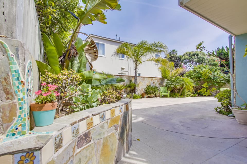 Tropical private patio
