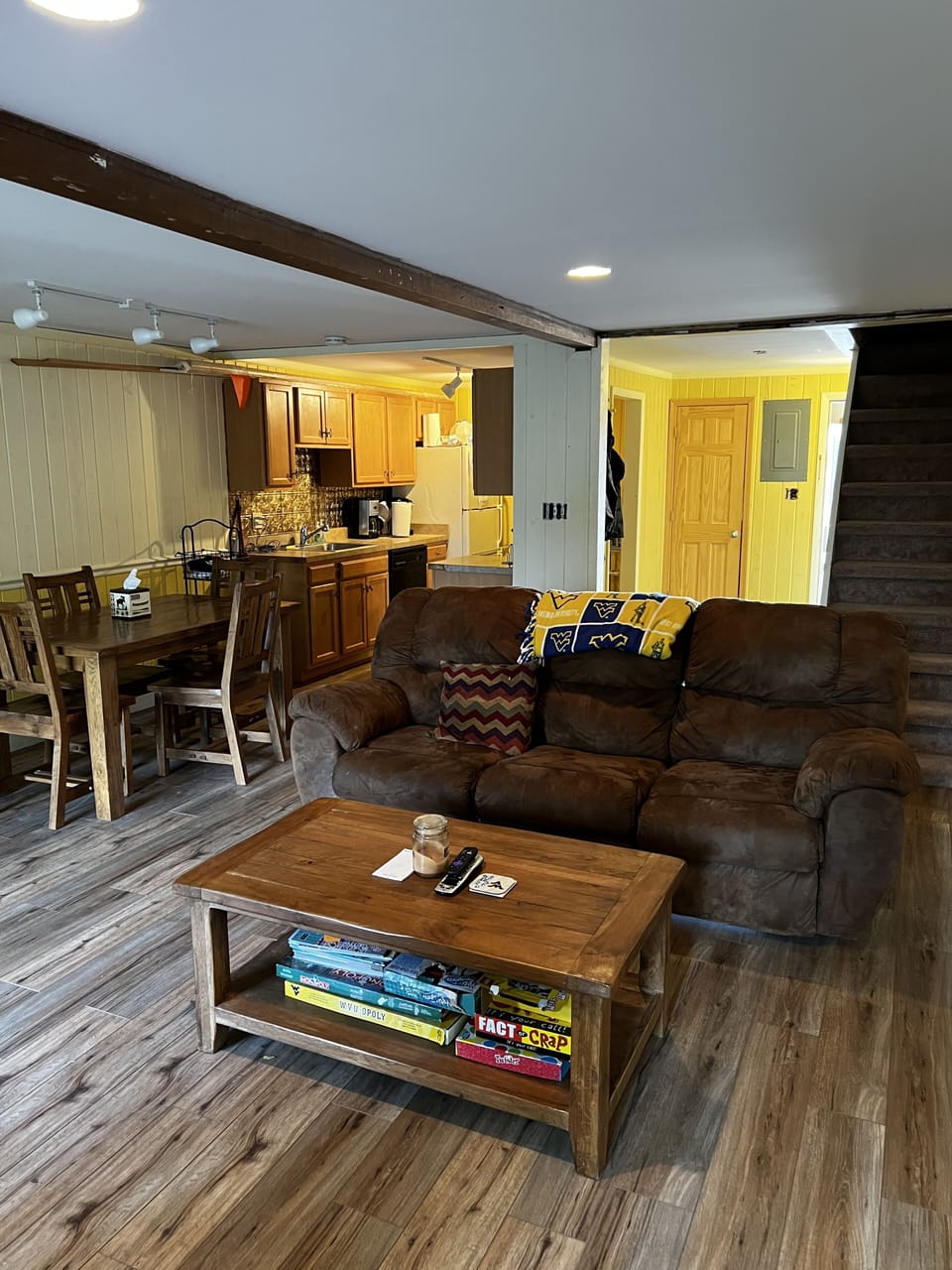 Great Room with view to Kitchen and Entry