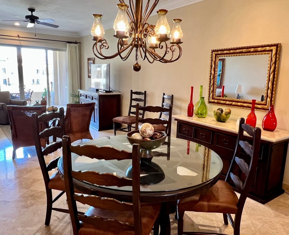 Dining Area with Living Room