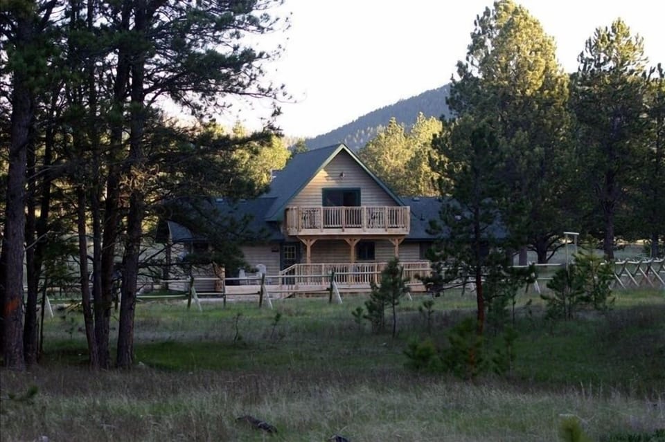 Back of house from the National Forest 