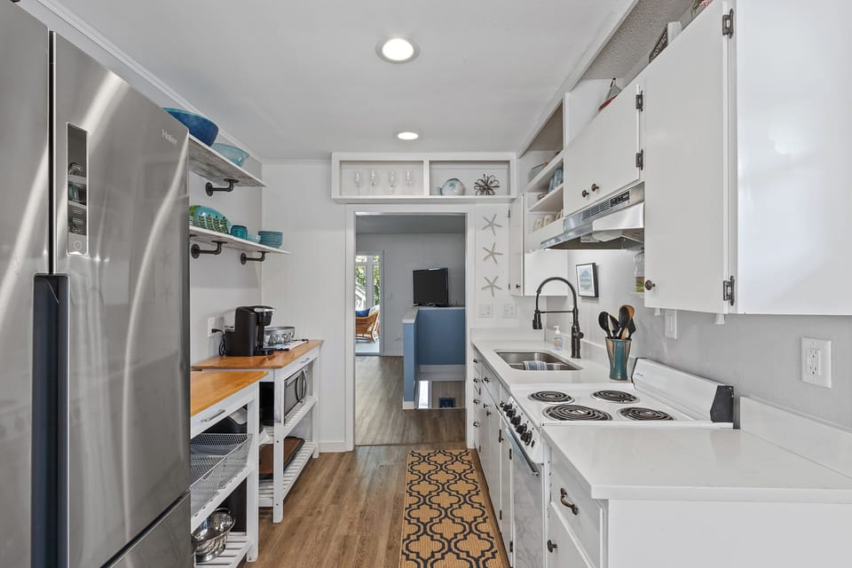 Updated kitchen with vintage character