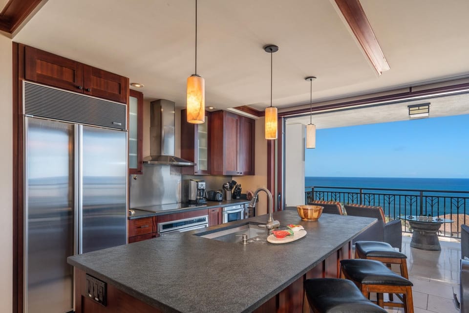 Gourmet kitchen designed by Chef Roy Yamaguchi