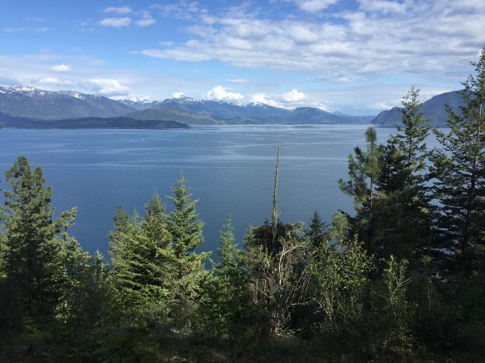 View from a hike near Garfield Bay. 