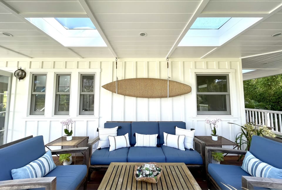 Gorgeous, fun, Montecito beach house, indoor/outdoor living - 1/2 block to beach