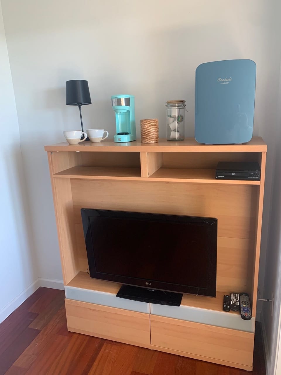 Third Floor Coffee Station and TV