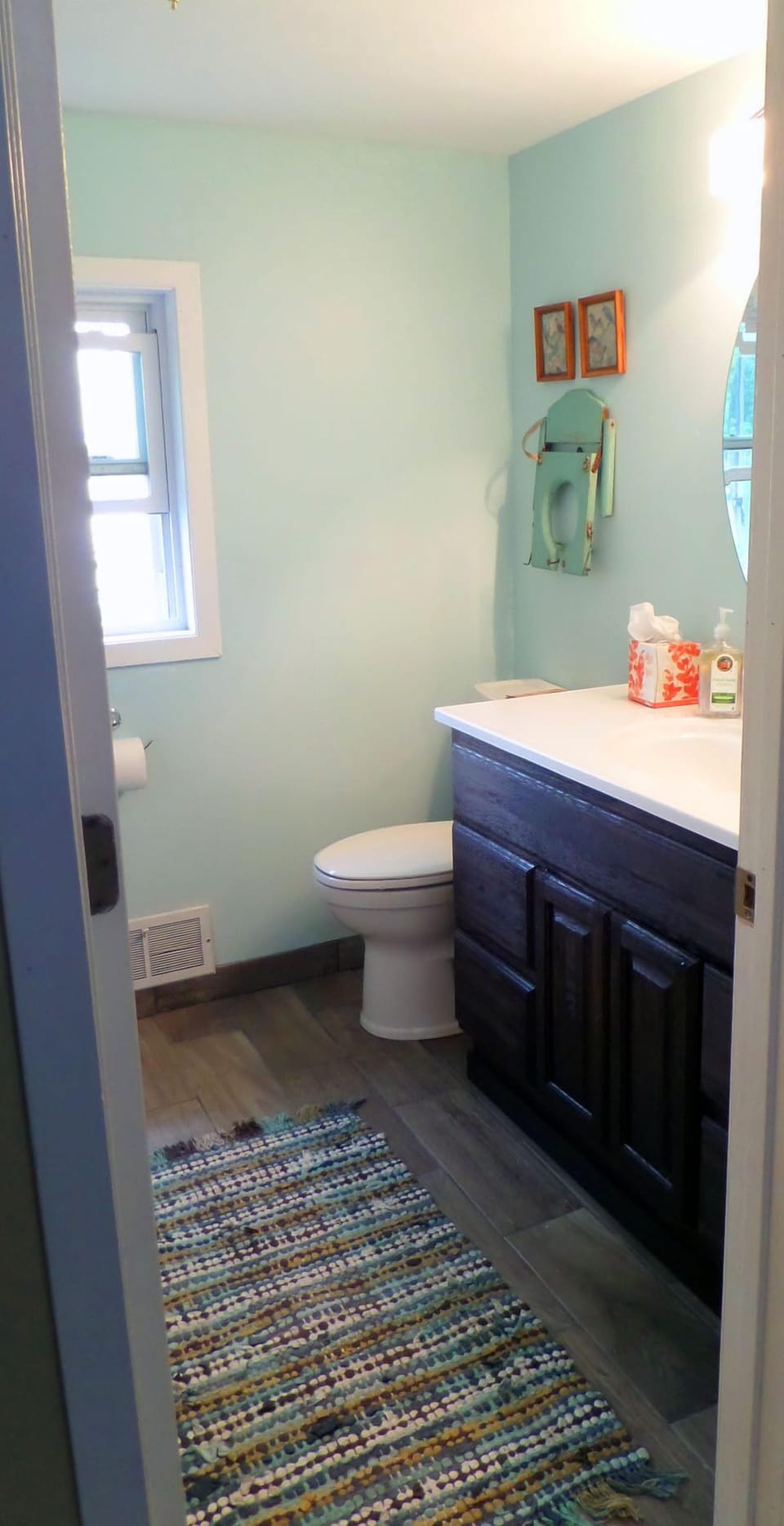 Newly renovated bathroom.