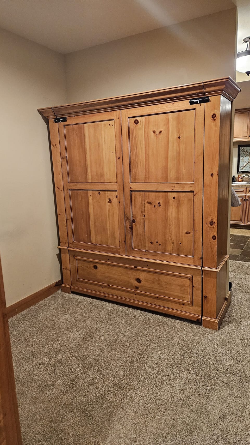 Murphy Bed - Located in its own area.