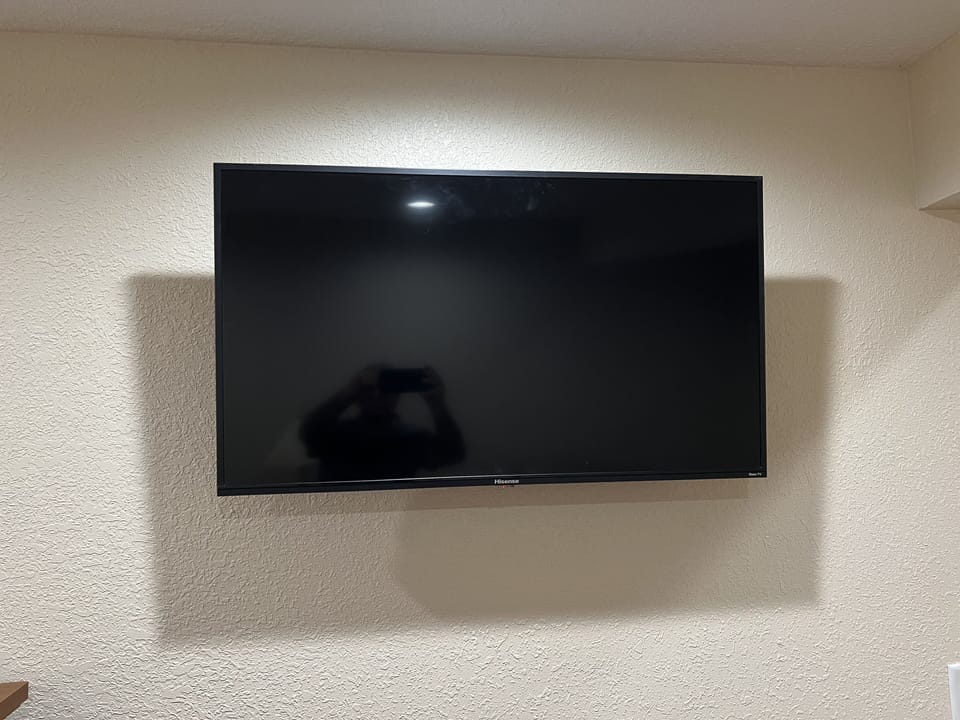 Smart TV in bedroom #1. 
