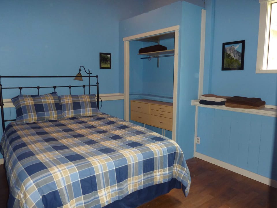 Bedroom #4 - The Blue Room.  1 Queen bed