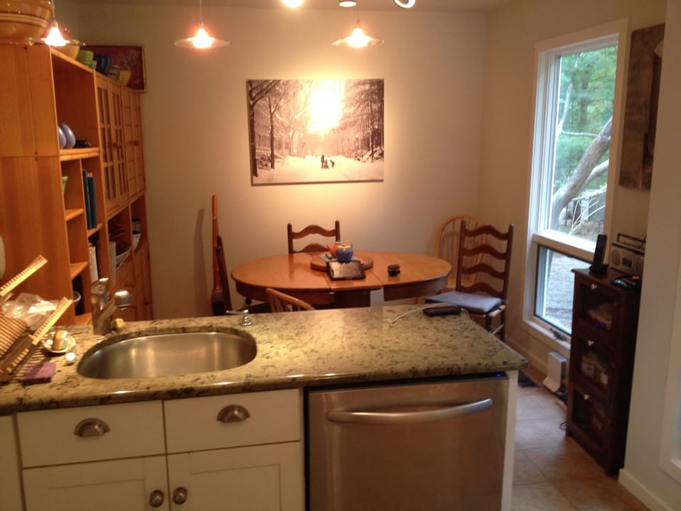 kitchen looking north