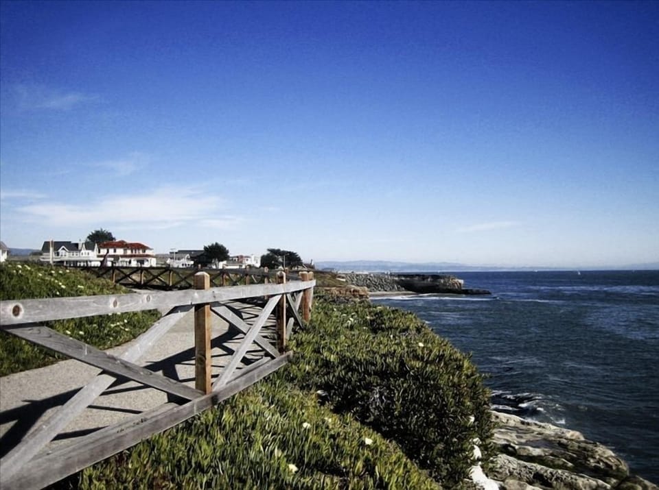 Strolling along West Cliff Drive is a great way to start the day