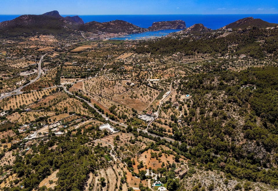 Property Aerial view showing the proximity to Port D'Andratx