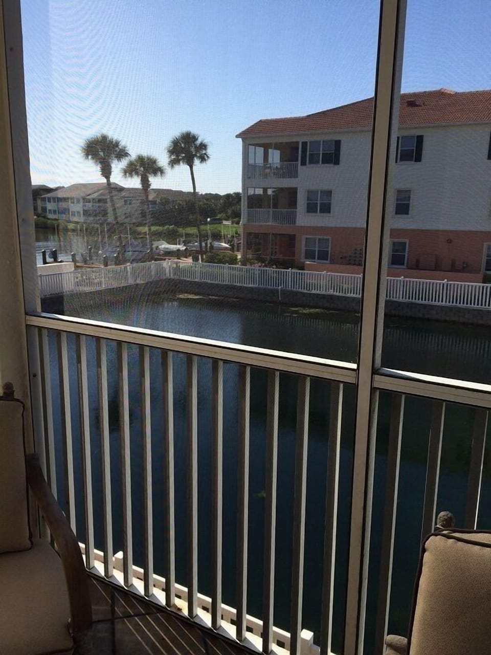 Screen porch - view to the northwest