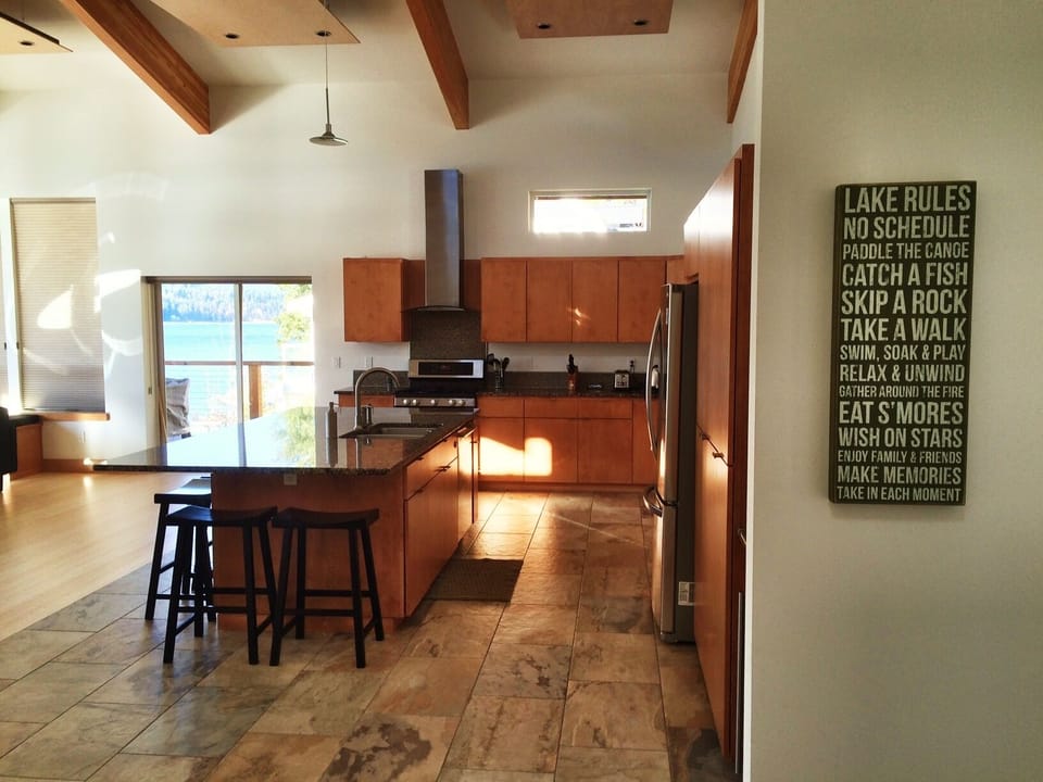 Kitchen view from entry