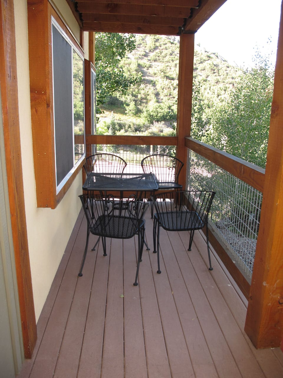 View of porch - to the left.