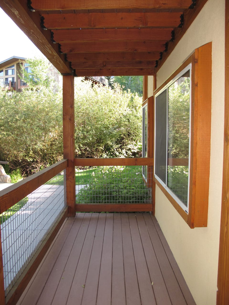 View of porch - to the right.