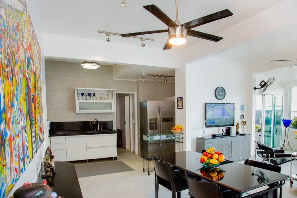 Refrigerator has filtered water and ice maker.  We change filter every 6 months.