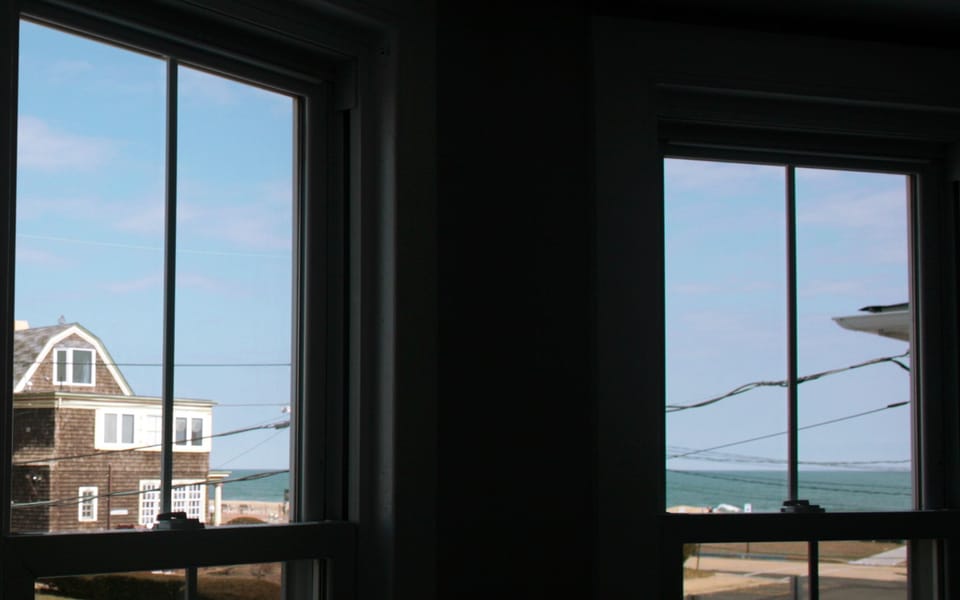 Ocean View from Bed in Master Bedroom