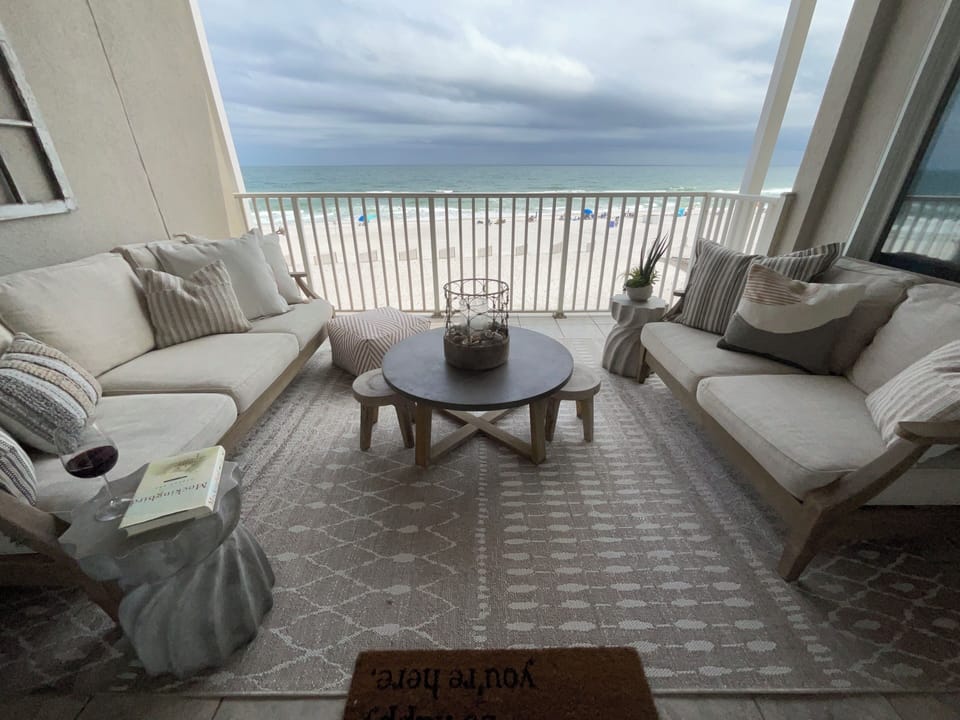Great day in paradise includes loads of time on the patio!  