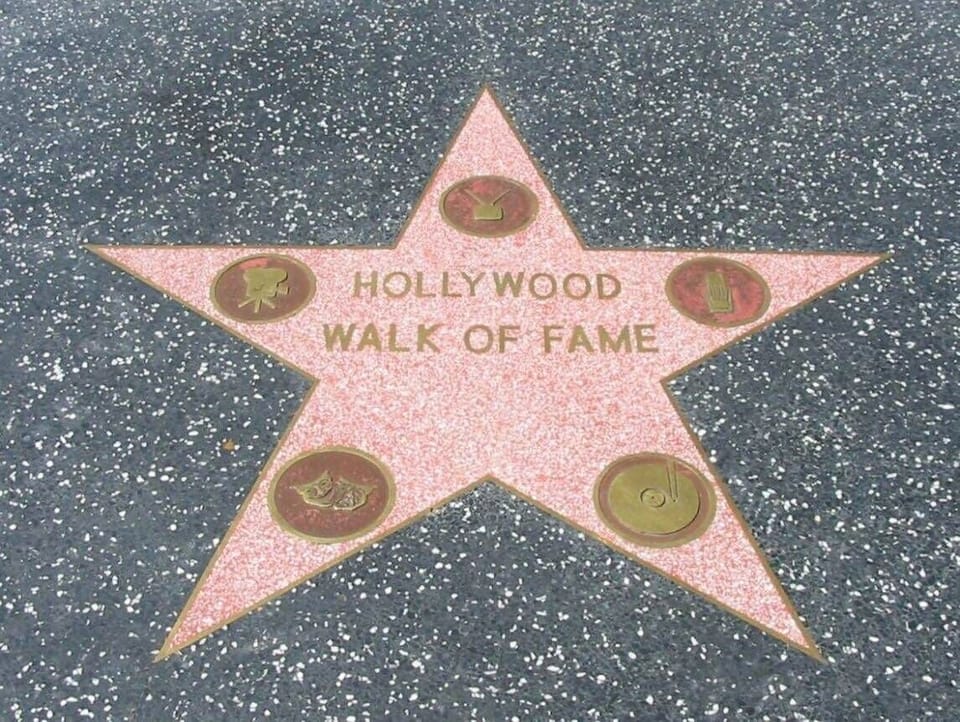Local attractions - Hollywood Walk of Fame