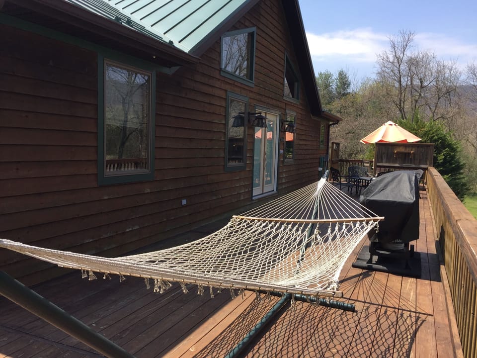 Relax on the large deck