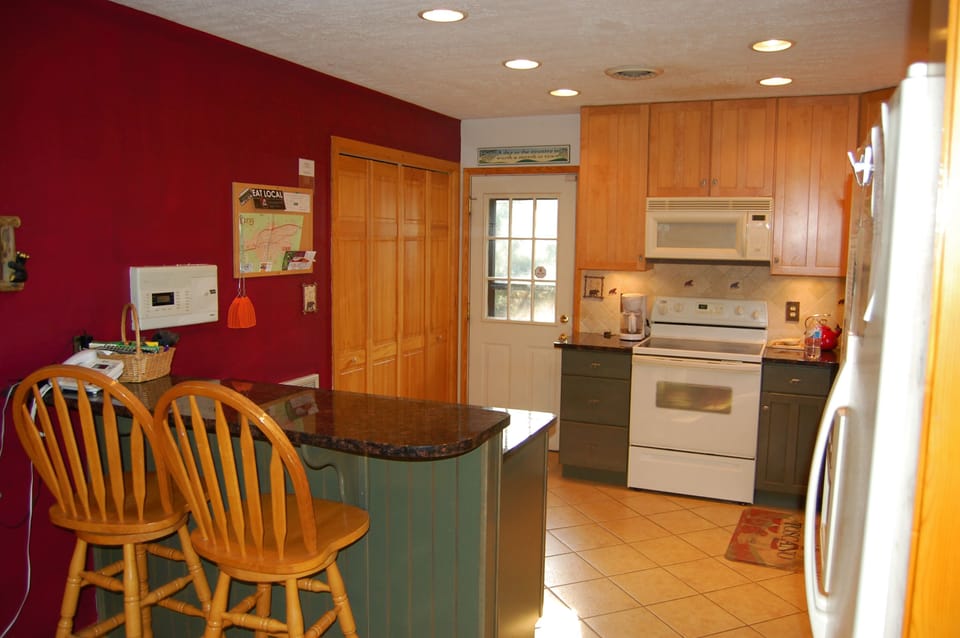 Updated kitchen is equipped with all the amenities of home!