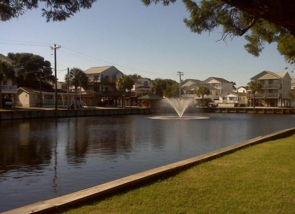 This lake just steps from the house!  You can see from front porch!