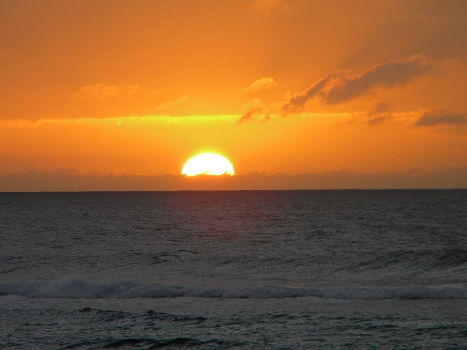 Beautiful sunsets steps from your Hale!